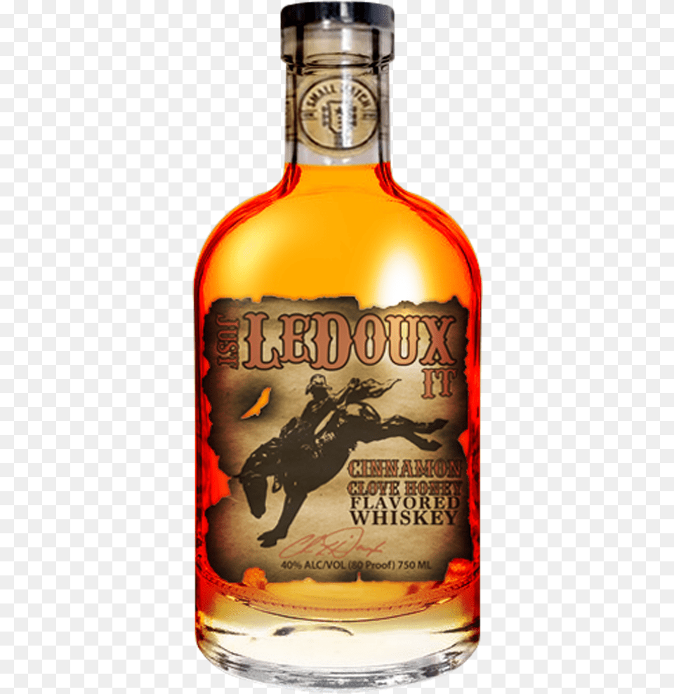 Just Le Doux It Cinnamon Clove Honey Whiskey Blended Bourbon, Alcohol, Beverage, Liquor, Person Free Png Download