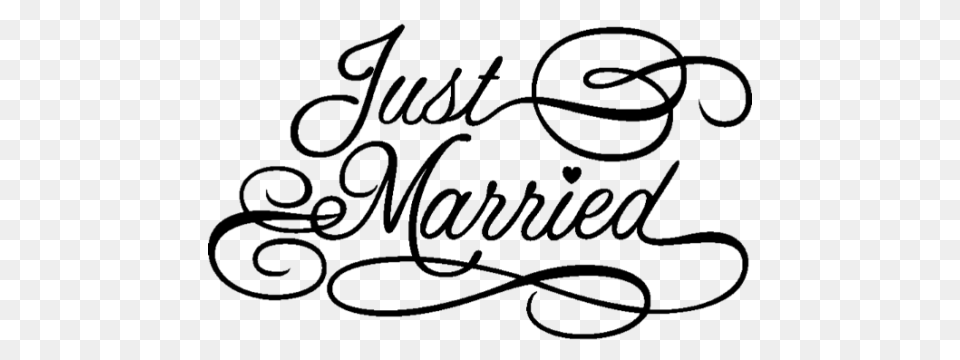 Just Married, Gray Free Png