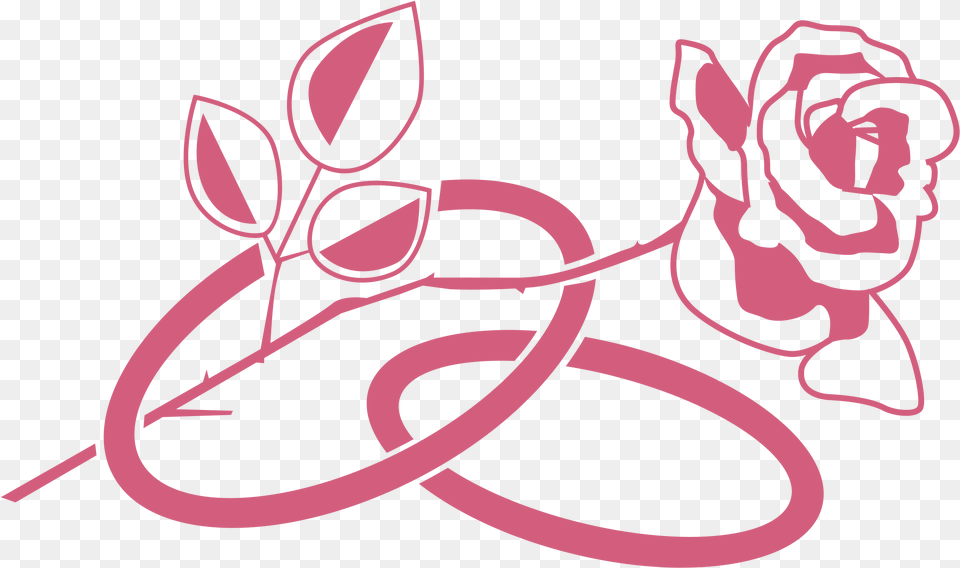 Just Married Logo Just Married, Flower, Plant, Rose, Face Free Transparent Png