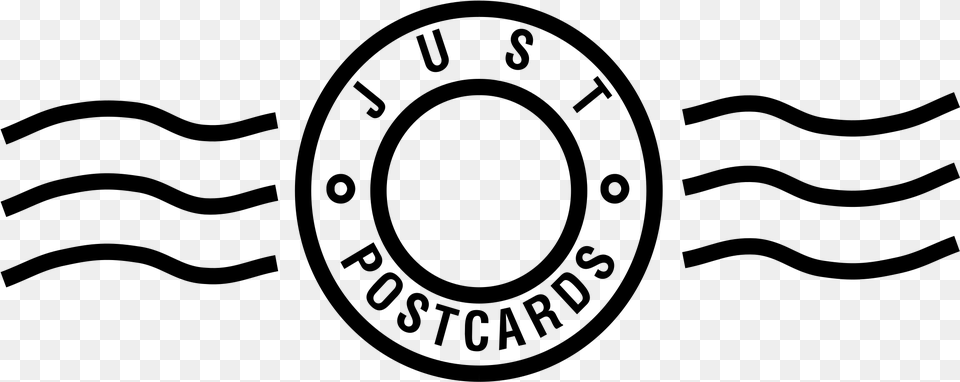 Just Postcards Logo Transparent Postcard, Gray Free Png