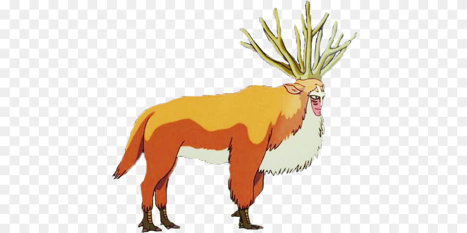 Just Put Your Hand In Mine Princess Mononoke Transparent Princess Mononoke Transparent, Animal, Deer, Elk, Mammal Png