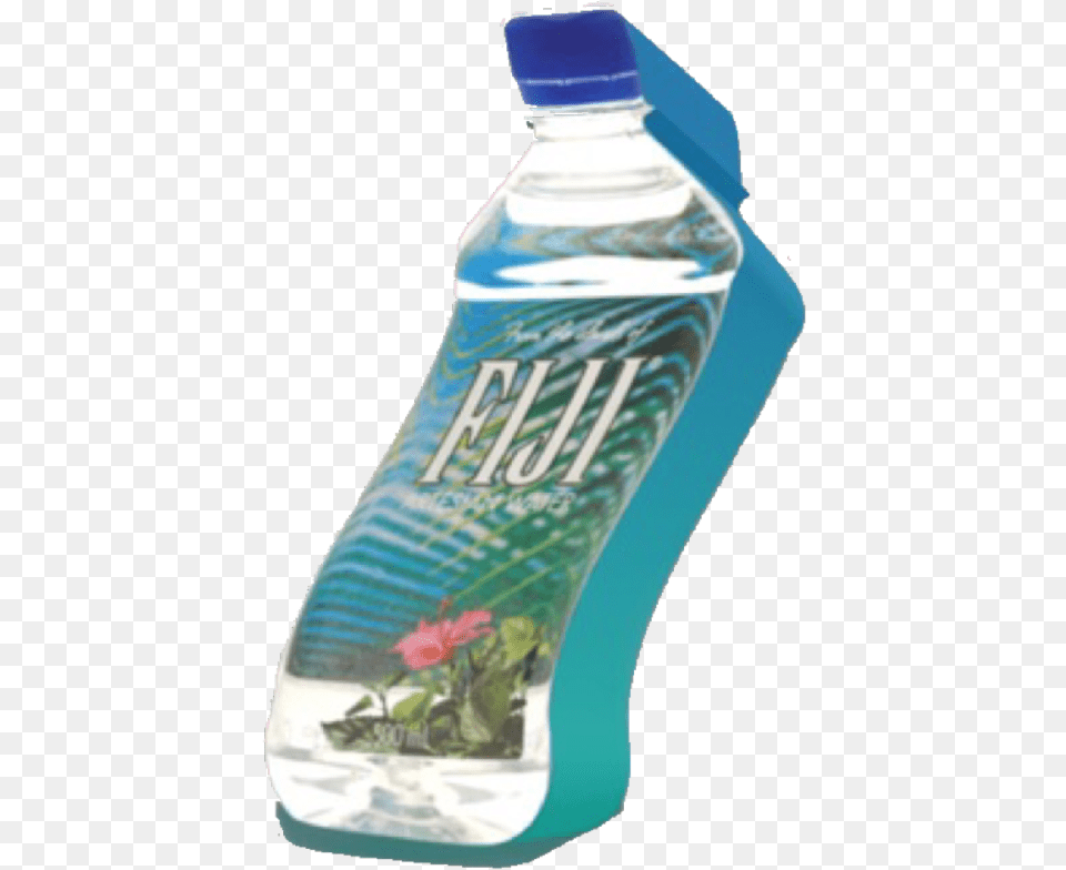 Just Reposting Some Cute Stuff Fiji Water Vaporwave, Bottle, Water Bottle, Beverage, Mineral Water Free Png Download