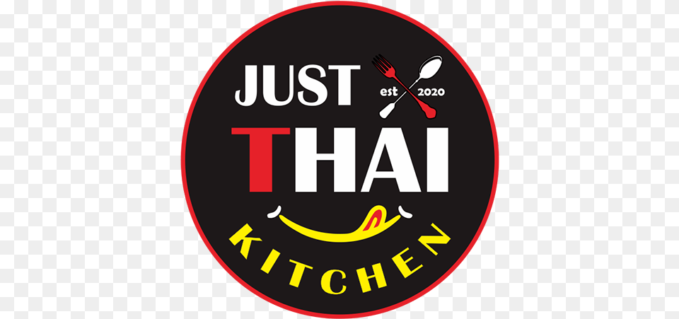 Just Thai Kitchen Happy, Cutlery, Fork, Logo, Disk Png
