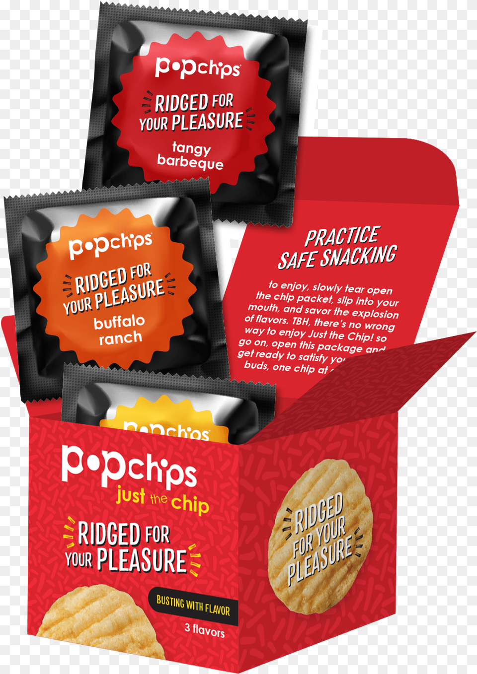 Just The Chip Variety Pack Popchips April Fools 2019, Advertisement, Bread, Cracker, Food Png