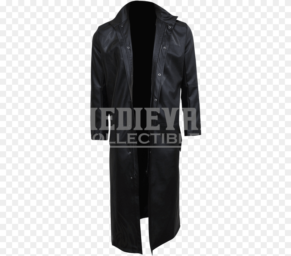 Just Tribal Mens Gothic Trench Coat Leather Jacket, Clothing, Overcoat Free Png