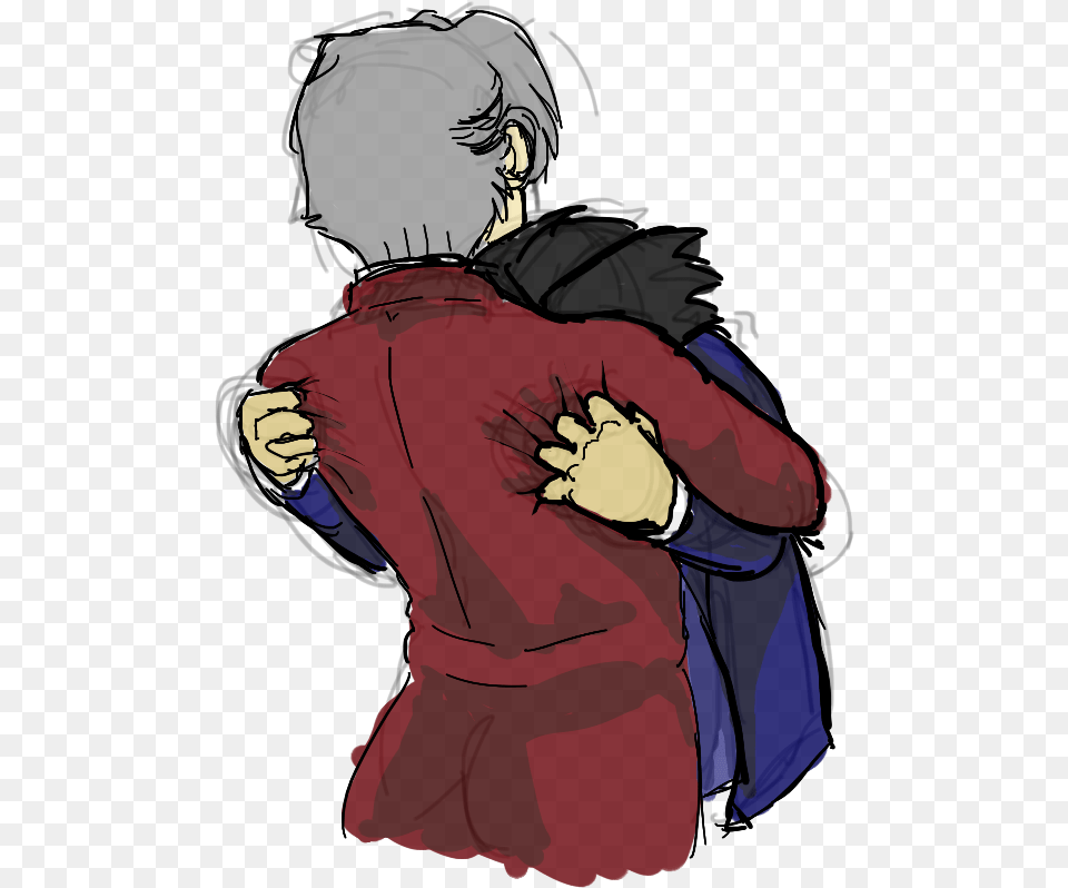 Just Wanted To Draw A Cute Miles Comforting Phoenix Cartoon, Book, Comics, Publication, Baby Png Image