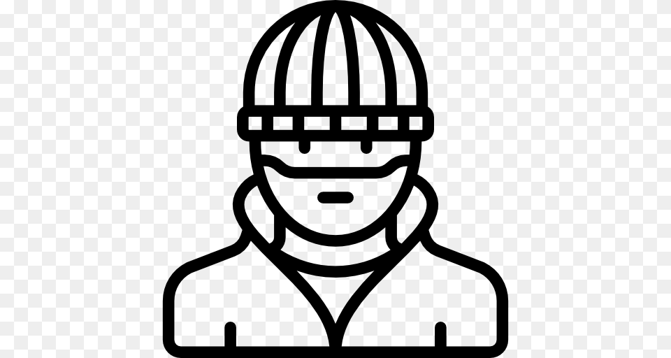 Justice Collection Icon, Helmet, Stencil, Clothing, Hardhat Png Image