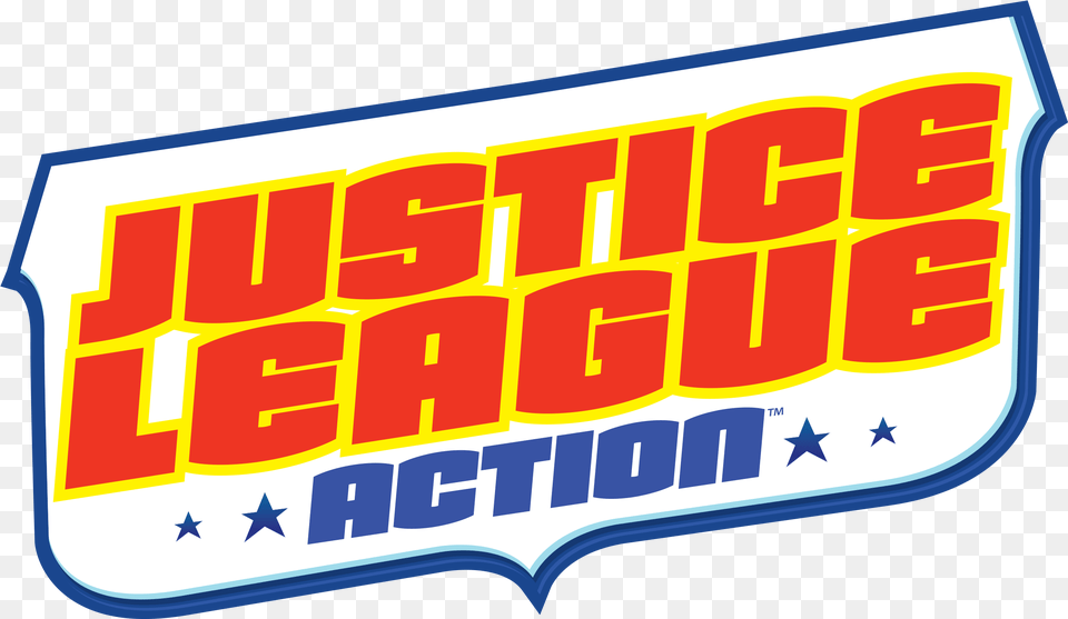Justice League Action Logo, Text, Scoreboard Png Image