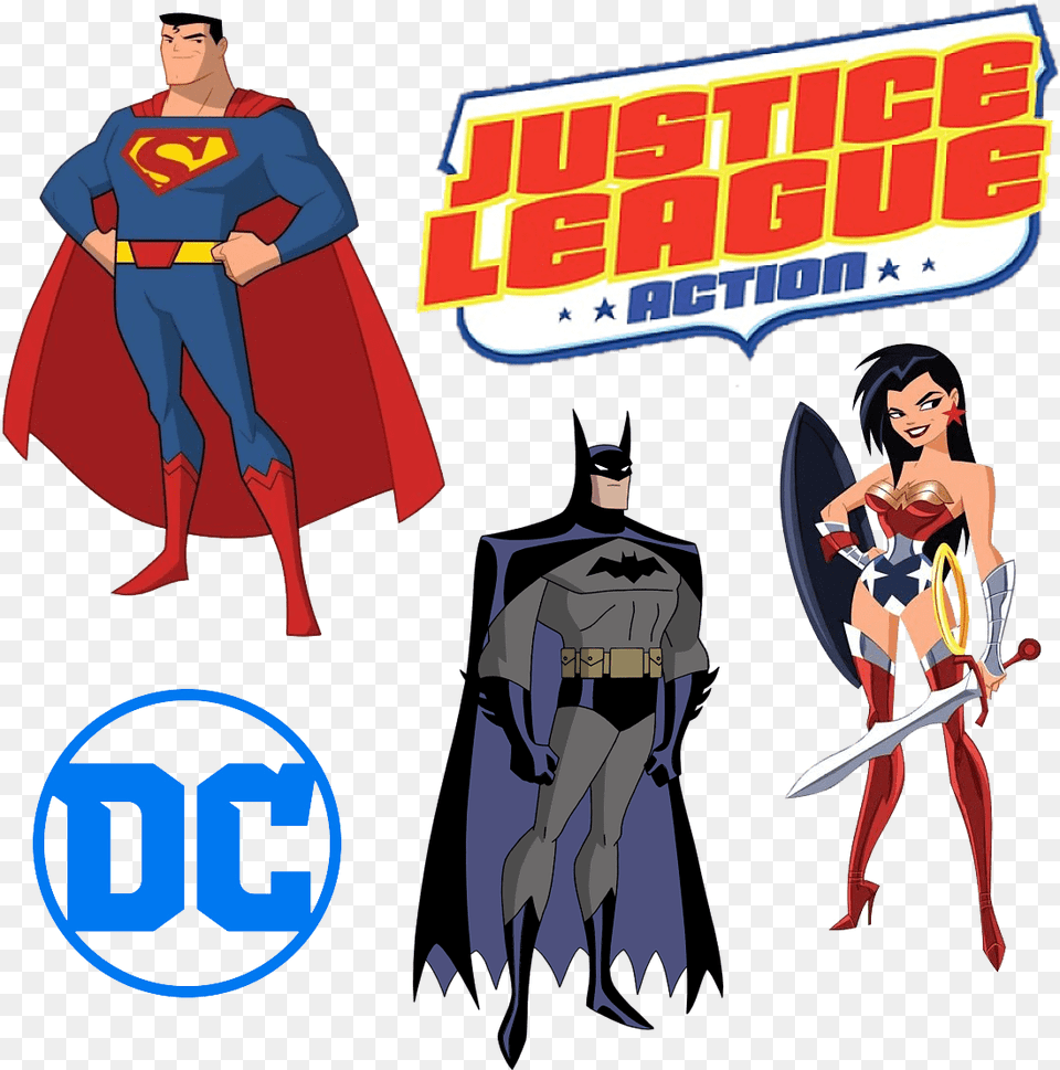 Justice League Action Season 1 Part 1 Dvd Justice League Action Superman, Adult, Person, Female, Woman Free Transparent Png