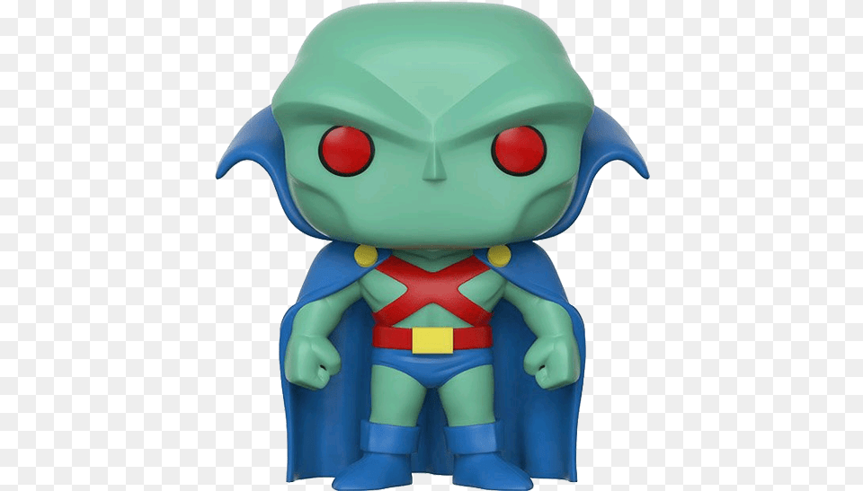 Justice League Animated Funko Pop Martian Manhunter, Toy, Alien Free Transparent Png