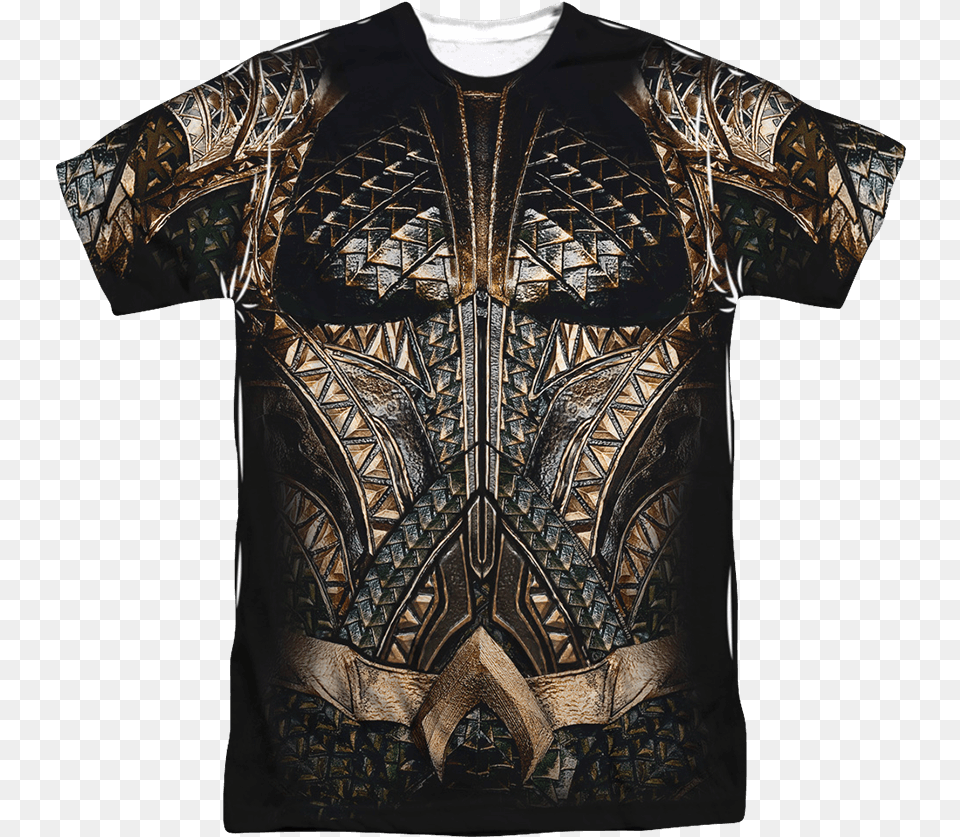 Justice League Aquaman Tattoos Hd Download Aquaman Costume T Shirt, Clothing, T-shirt, Adult, Male Free Transparent Png