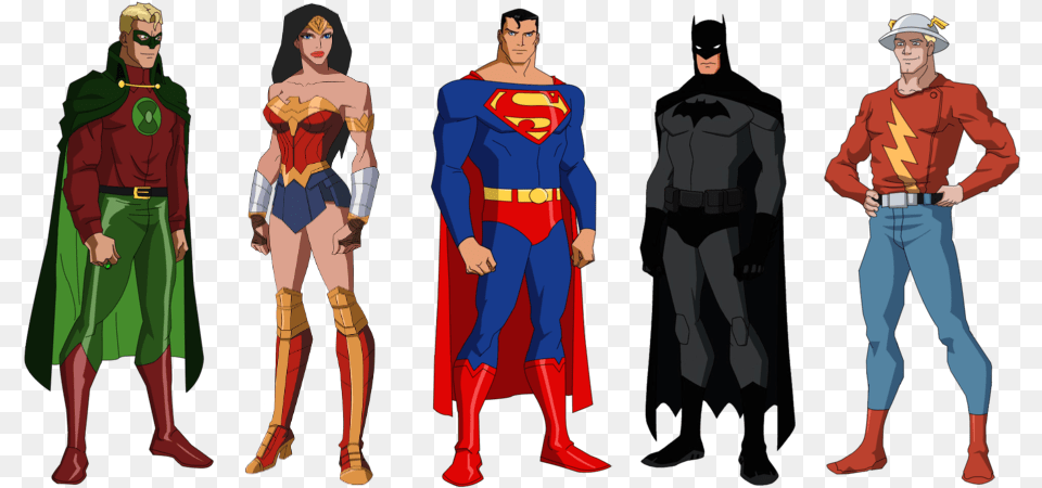 Justice League Characters, Cape, Clothing, Adult, Person Free Png Download
