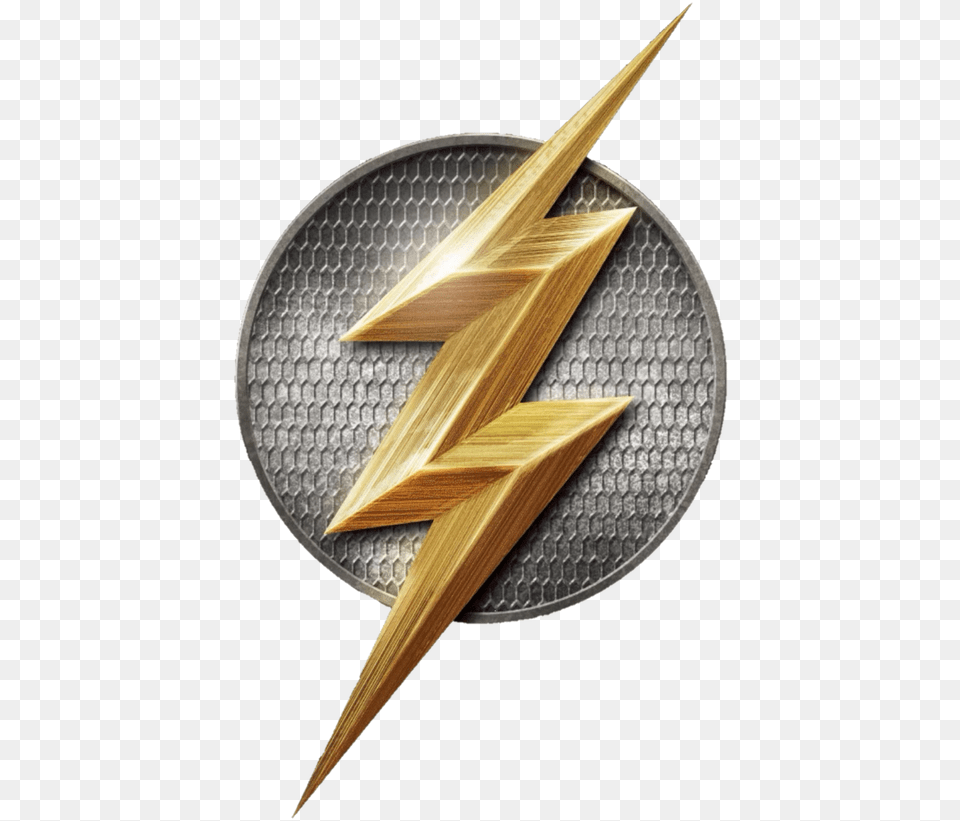 Justice League Flash Logo, Gold, Blade, Dagger, Knife Free Transparent Png