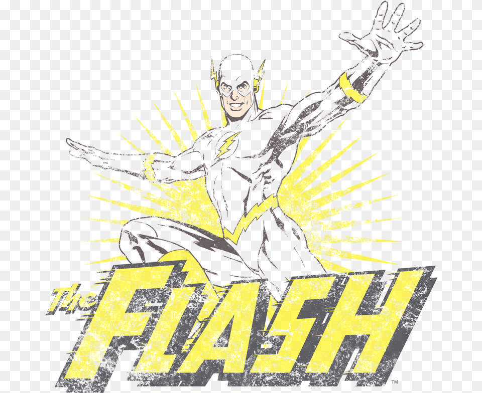 Justice League Flash Rough Distress Men S Tank Flash, Adult, Person, Man, Male Free Png