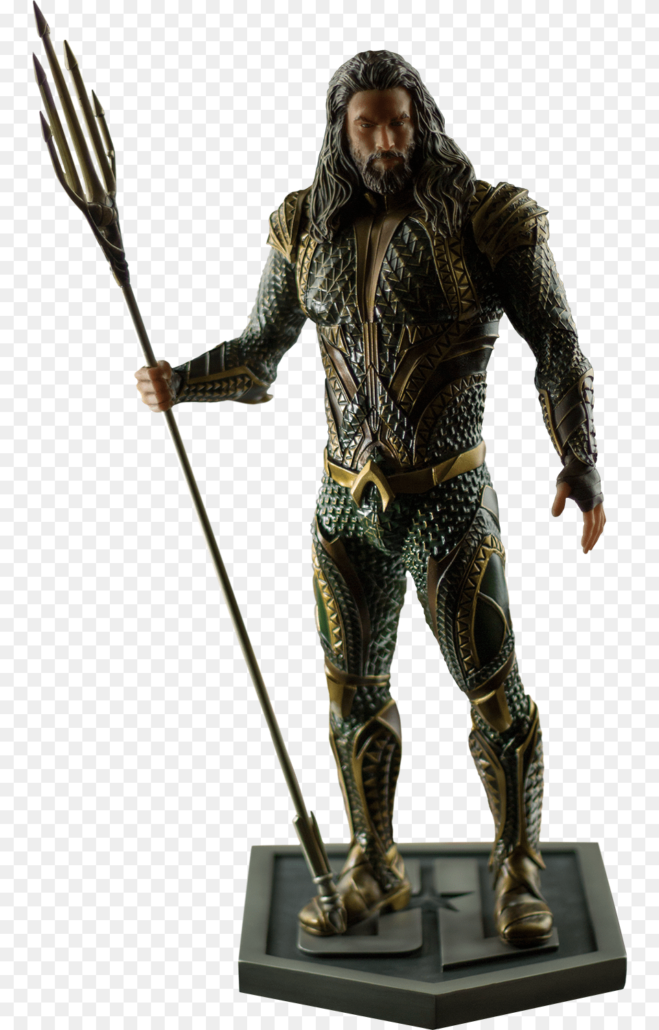 Justice League Justice League 2017 Aquaman 13 Statue, Bronze, Adult, Person, Man Png