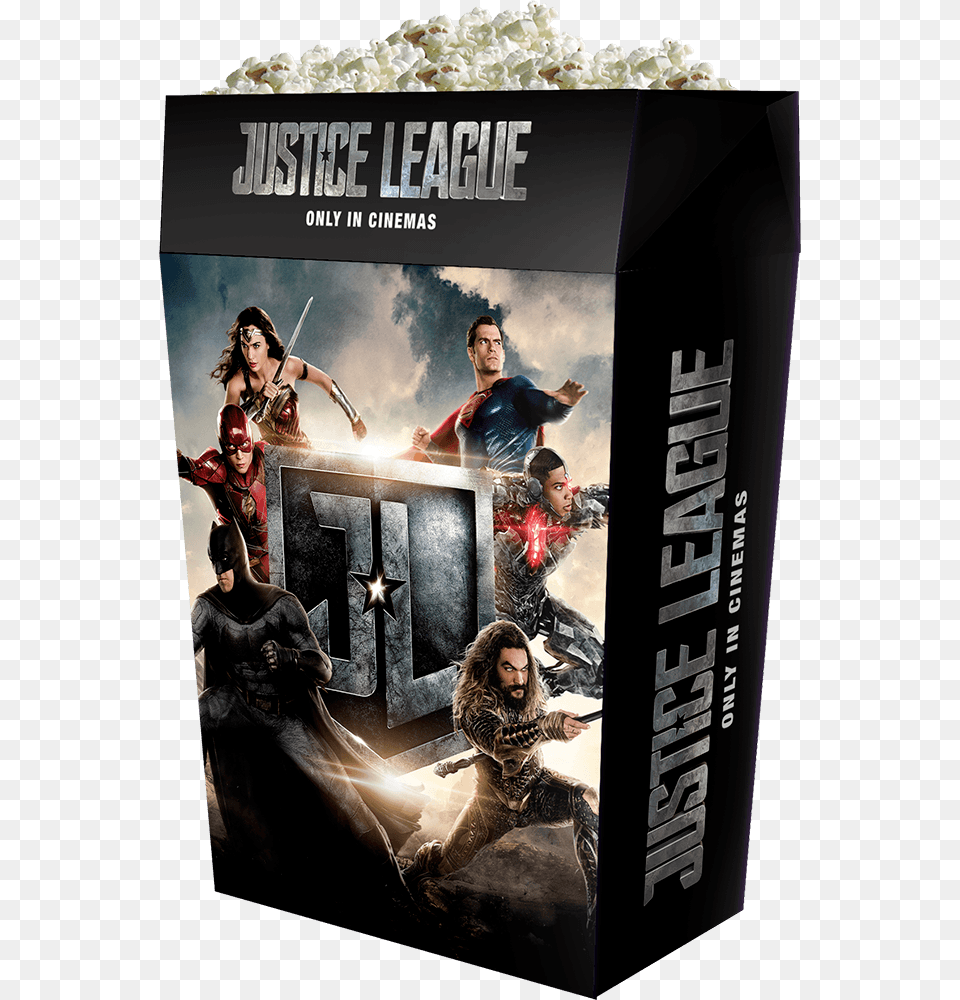 Justice League Justice League Popcorn Bucket, Adult, Person, Man, Male Free Transparent Png