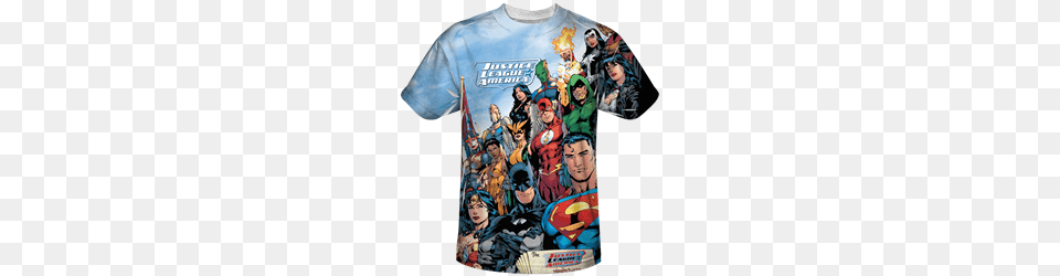 Justice League Of America T Shirts Dc Comic T Shirts Dc Comic, Book, Clothing, Comics, Publication Free Png Download