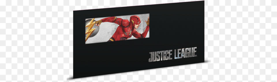 Justice League Series The Flash 5g Silver Coin Note New, Person, People, Adult, Logo Free Transparent Png