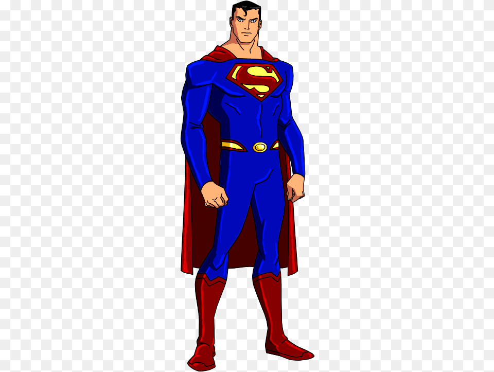 Justice League Superman Cartoon, Publication, Book, Cape, Clothing Free Transparent Png