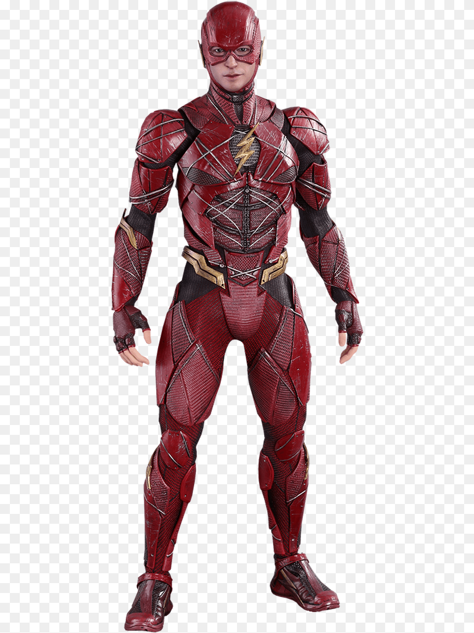 Justice League The Flash Hot Toys, Adult, Armor, Person, Man Free Png Download