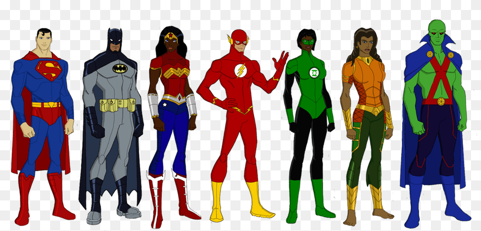 Justice League Youtube Superhero Clip Art, Adult, Person, Man, Male Free Png Download