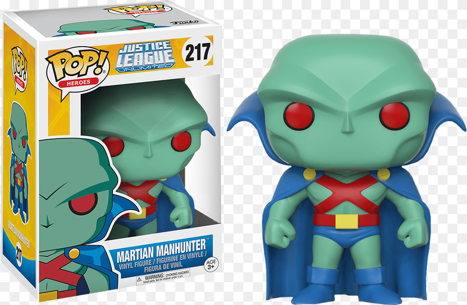 Justice Martian Manhunter Funko, Toy, Person, Baby, Alien Free Png