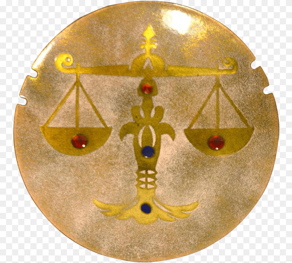 Justice Plate Wall Decor Brass, Gold, Scale, Bronze Png Image