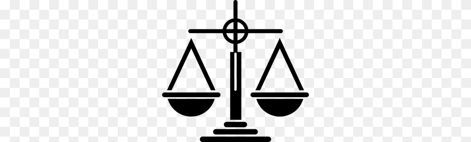 Justice Scale Clip Art, Gray Free Png