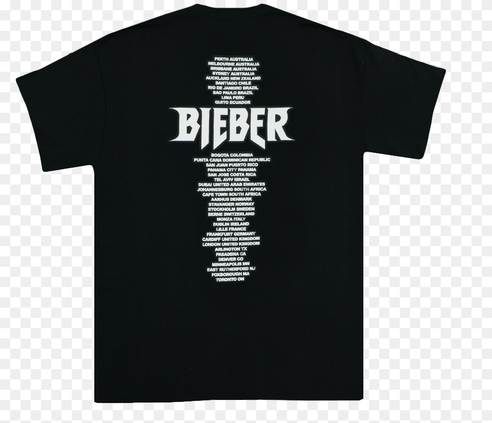 Justin Bieber 2016, Clothing, T-shirt Free Png