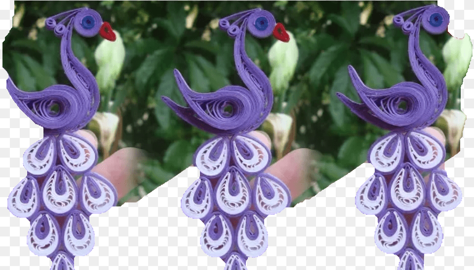 Justin Bieber Art Easy Quilling Peacock, Flower, Plant, Iris, Purple Free Png