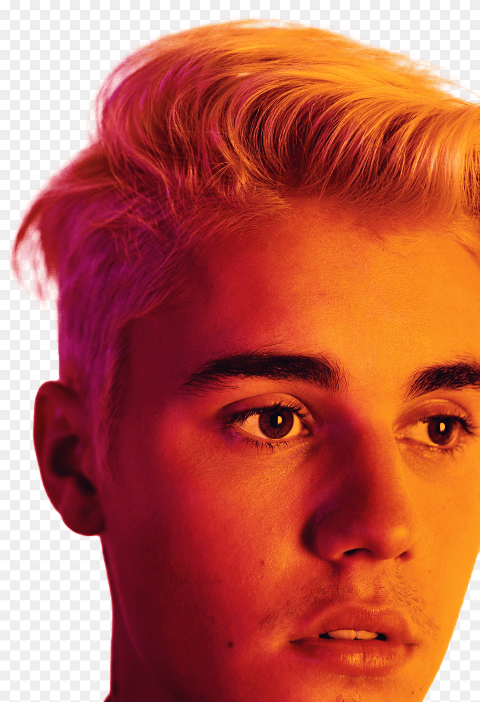 Justin Bieber Beliebers Jb Baby Orange Pink Letmeloveyo Photoshoot Justin Bieber Id Magazine, Adult, Photography, Person, Man Png