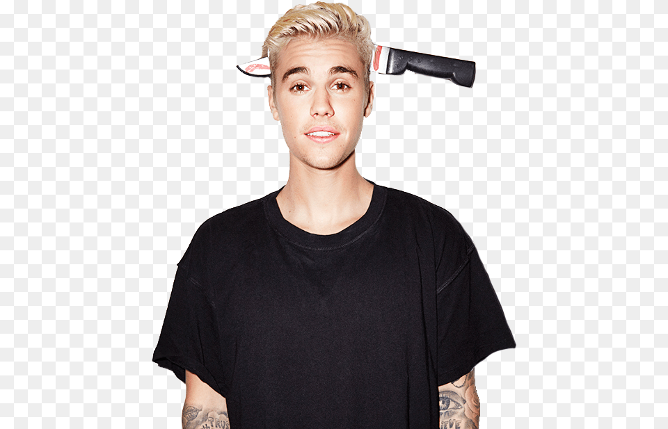 Justin Bieber By Maarcopn, Clothing, T-shirt, Tattoo, Skin Free Png