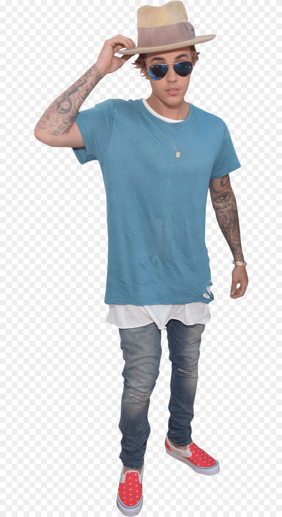 Justin Bieber Fedora, Clothing, Hat, T-shirt, Teen Free Png Download