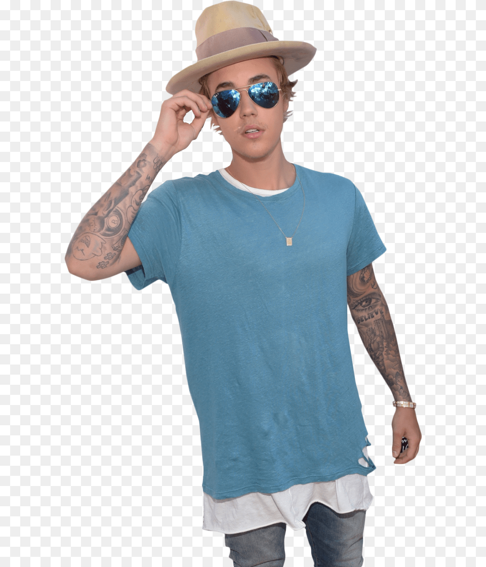 Justin Bieber Purepng Transparent Cc0 Men Celebrity Gold Necklaces, Accessories, T-shirt, Sunglasses, Skin Png Image