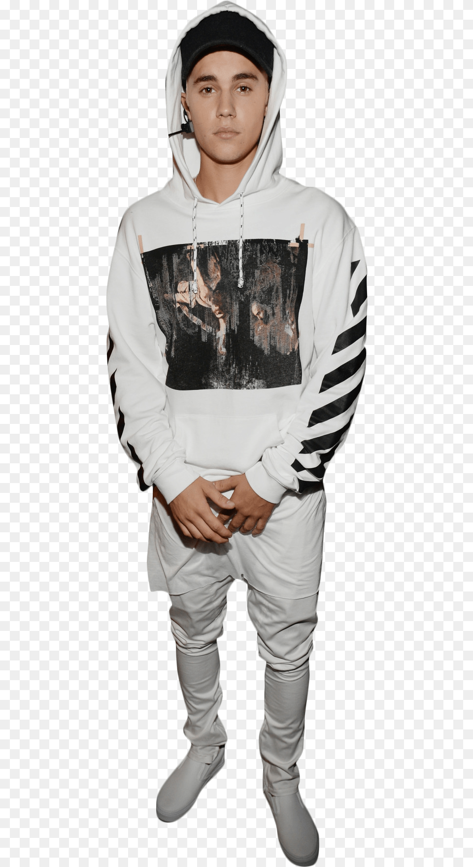 Justin Bieber On Stage Hoodie, Sweatshirt, Clothing, Sweater, Hood Free Png Download