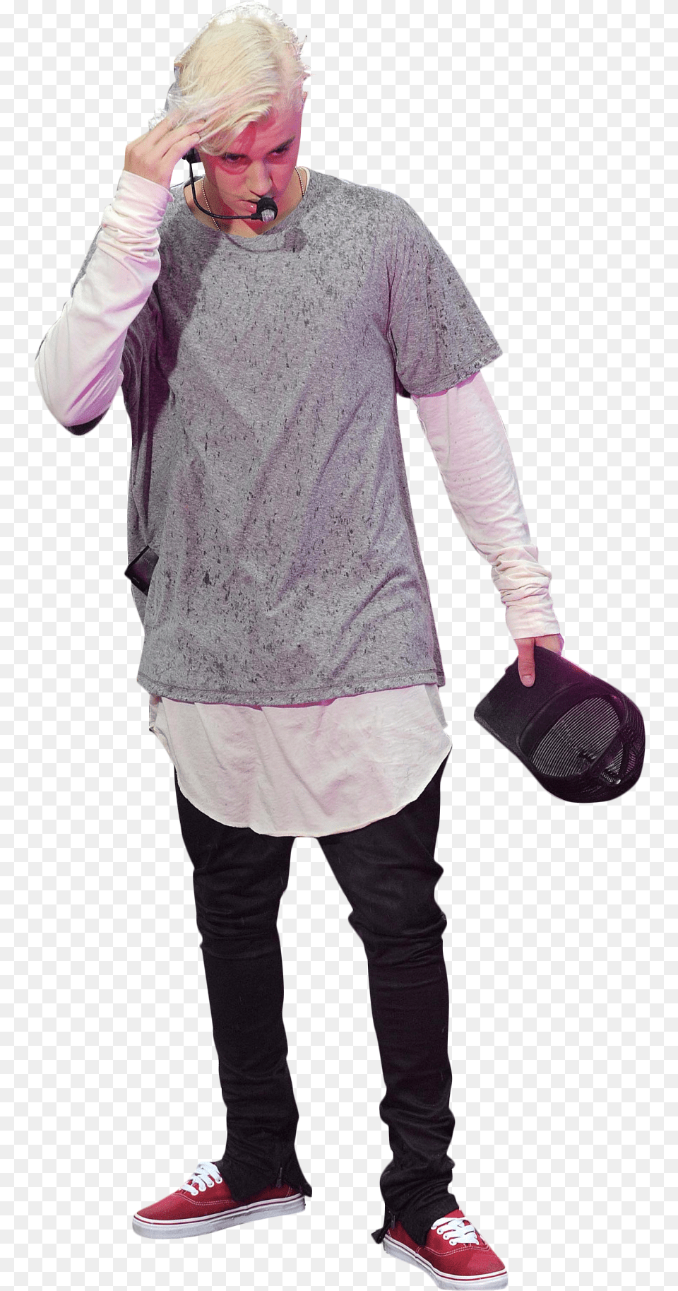 Justin Bieber Performing On Stage Image Senior Citizen, Long Sleeve, Clothing, Sleeve, Adult Free Transparent Png