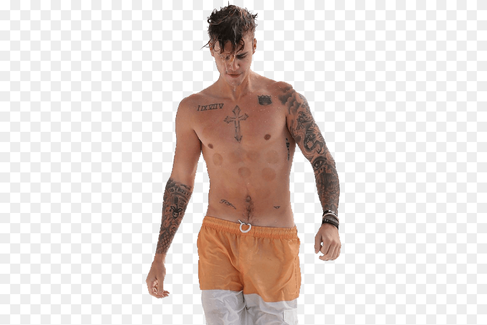 Justin Bieber Topless Images Portable Network Graphics, Person, Skin, Tattoo, Boy Png Image