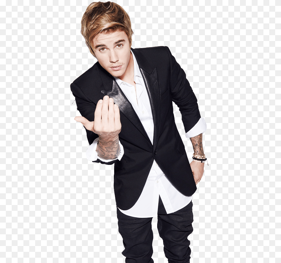Justin Bieber Transparent, Accessories, Tie, Suit, Sleeve Free Png Download