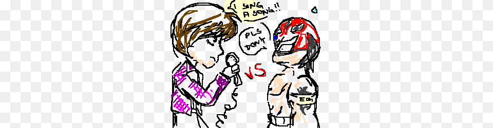 Justin Bieber Versus Rey Mysterio, Person, Art, Book, Publication Free Png