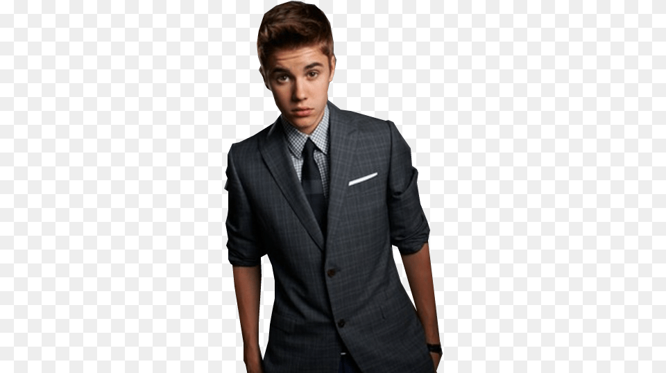 Justin Bieber Y Texto Male Editions Justin Bieber Suit Styles, Accessories, Jacket, Formal Wear, Coat Png Image