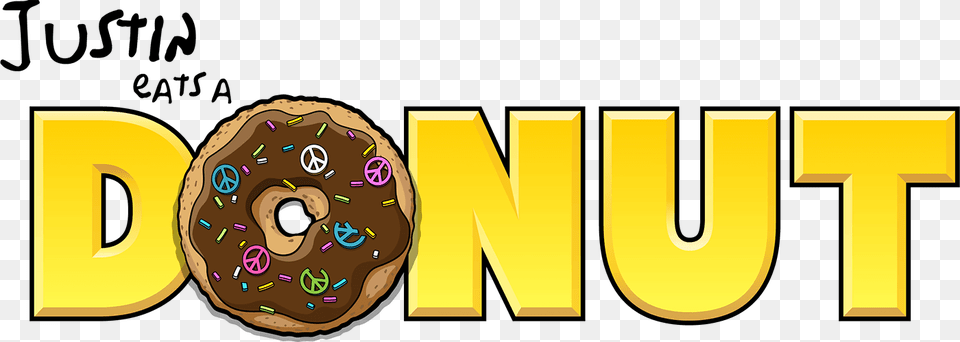 Justin Eats A Donut, Food, Sweets, Bread Png
