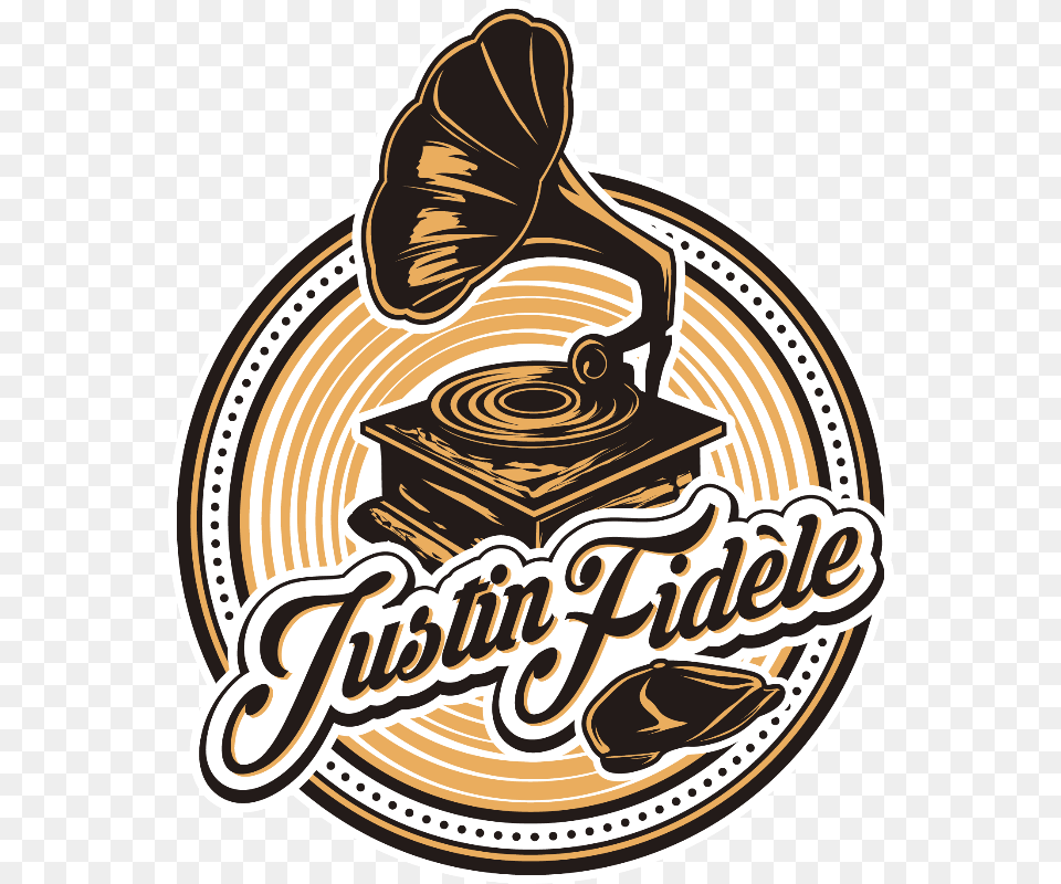 Justin Fidle Vintage Logo Dj Png