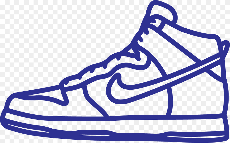 Justin Mcintyre Drawing With Thick Lines, Clothing, Sneaker, Footwear, Shoe Png Image