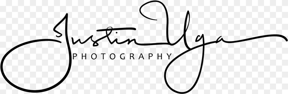 Justin Uga Photography Calligraphy, Gray Free Png Download