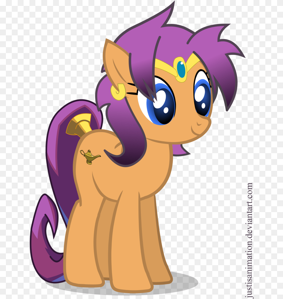 Justisanimation Genie Ponified Safe Shantae Simple Shantae My Little Pony, Book, Comics, Publication, Baby Free Png