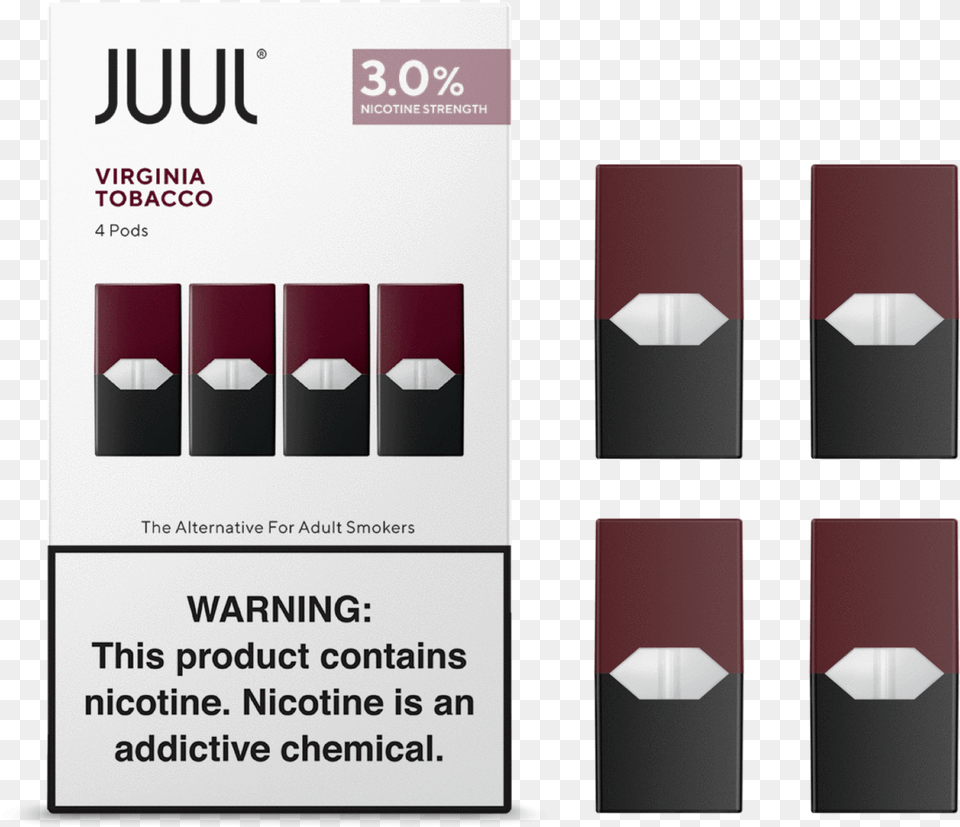 Juul Juul Pods Virginia Tobacco, Advertisement, Poster Png Image
