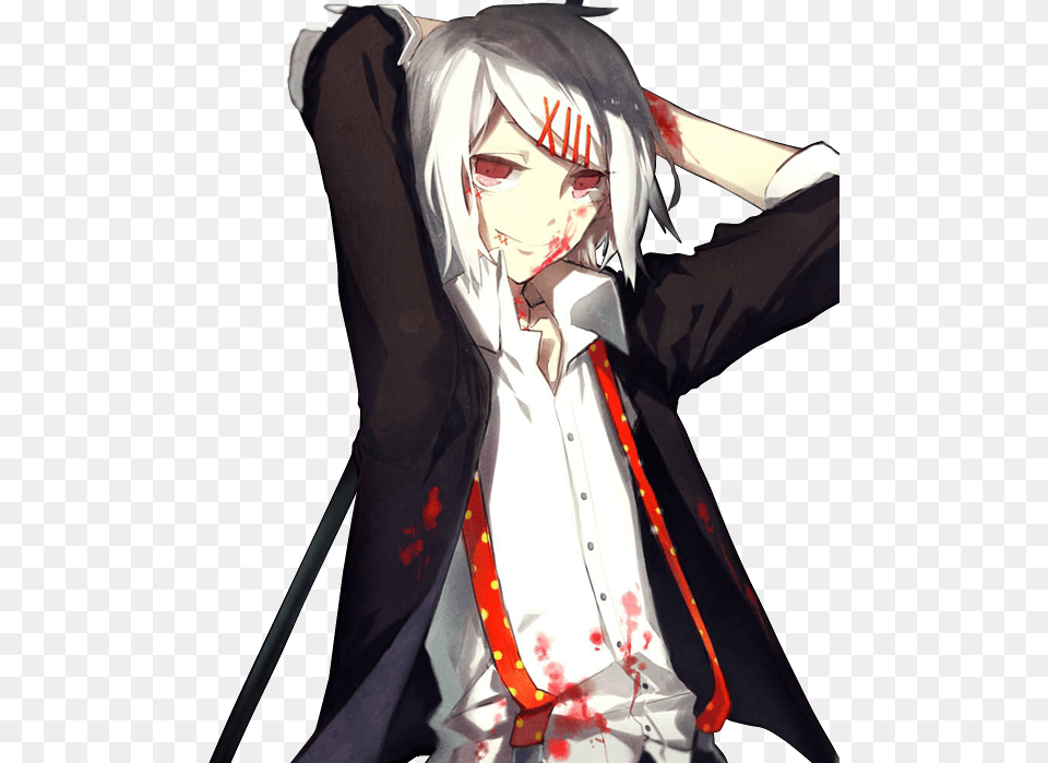 Juuzousuzuya Suzuya Juuzou Ccg Tokyoghoulre Tokyoghouledit Tokyo Ghoul Juuzou Render, Book, Comics, Publication, Person Free Transparent Png