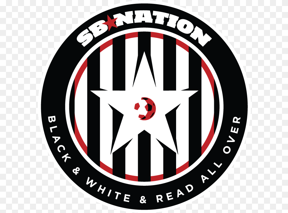 Juventus Black White Amp Read All Over Sbnation Nhl New Jersey, Logo, Emblem, Symbol, Disk Png