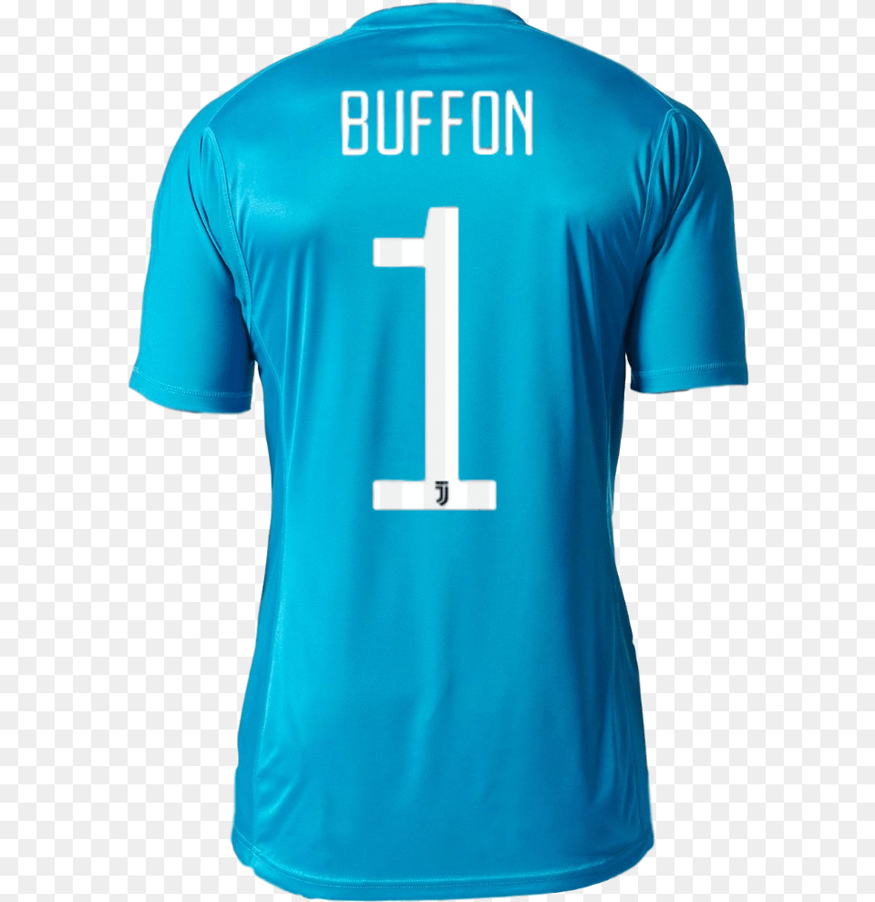 Juventus Goalkeeper Blue Football Shirt Gianluigi Active Shirt, Clothing, T-shirt, Jersey Free Png Download