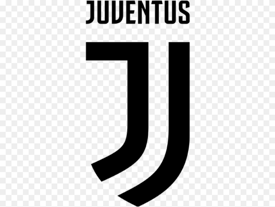 Juventus Juve Black Nero Logo Cr7 Cristianoronaldo Kit Juventus Dream League Soccer 2018, Text, Number, Symbol Png